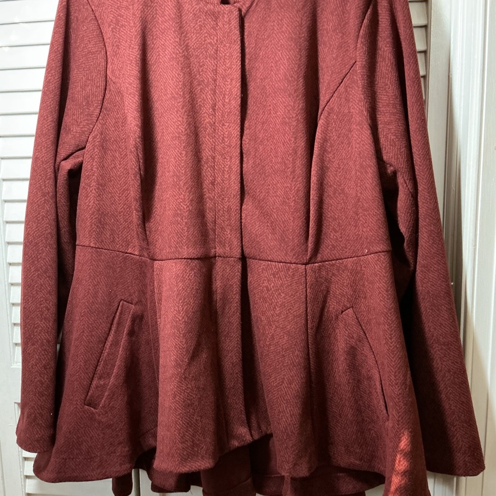 Torrid Woman’s Burgundy Jacket Size 2/2X